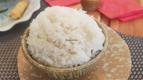 Jasmine rice at Giggling Squid in Harrogate