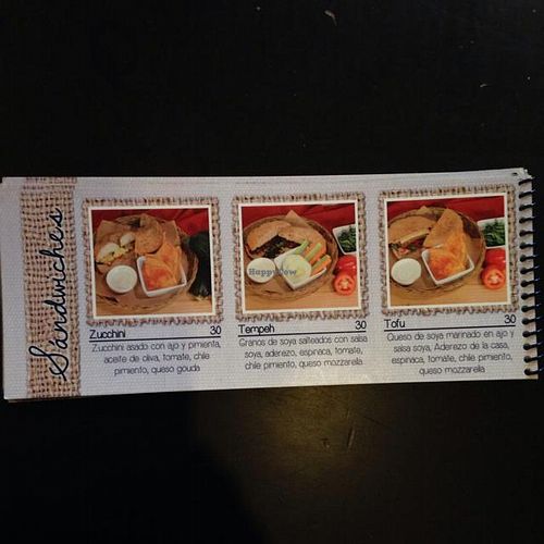 menu, p.9 at La Chatia Artesana in Quetzaltenango