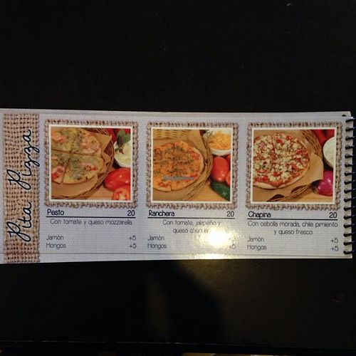 menu,p.13 at La Chatia Artesana in Quetzaltenango