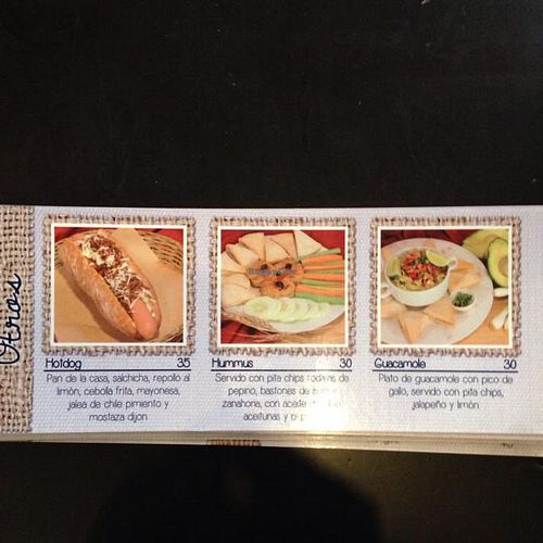 menu,p.14 at La Chatia Artesana in Quetzaltenango