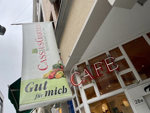 sign at Cassius Garten in Bonn