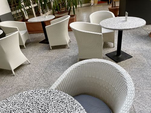 outside at Cassius Garten in Bonn