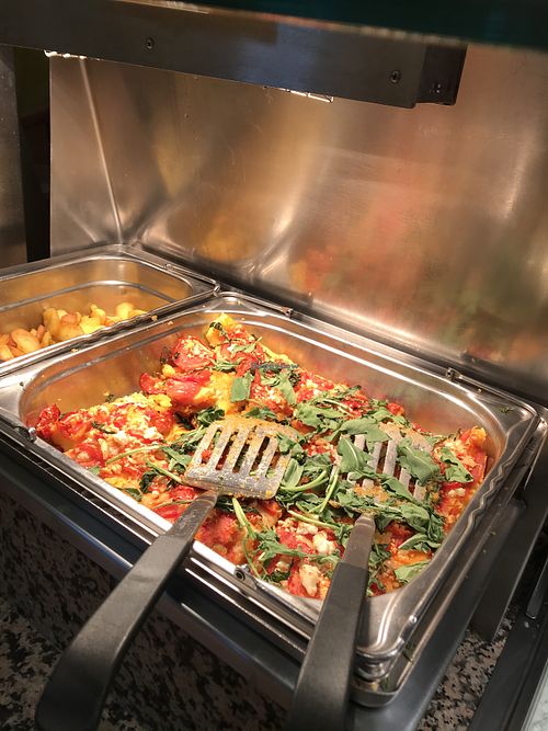 Polenta pizza  at Cassius Garten in Bonn