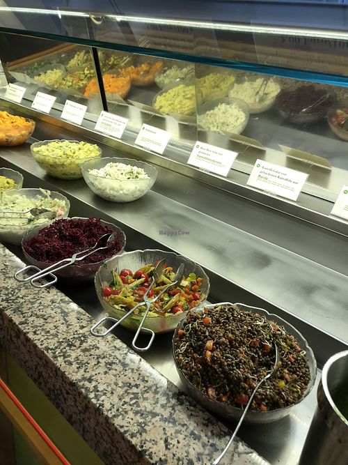 Tasty salads at Cassius Garten in Bonn