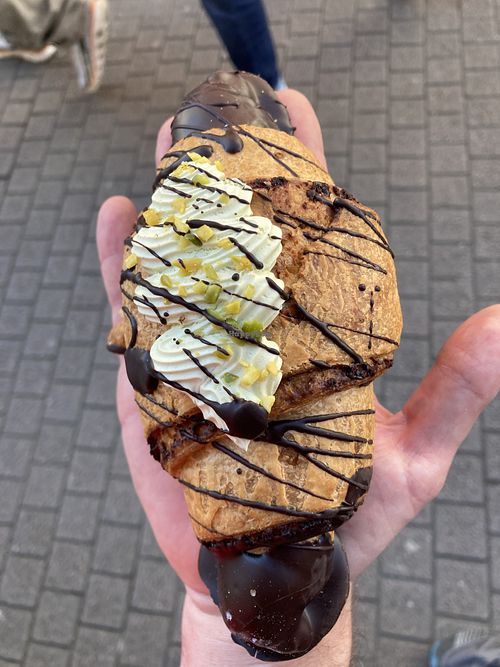 Pistaziencroissant  at Bäckerei Riegler - Bergheimer Straße in Heidelberg