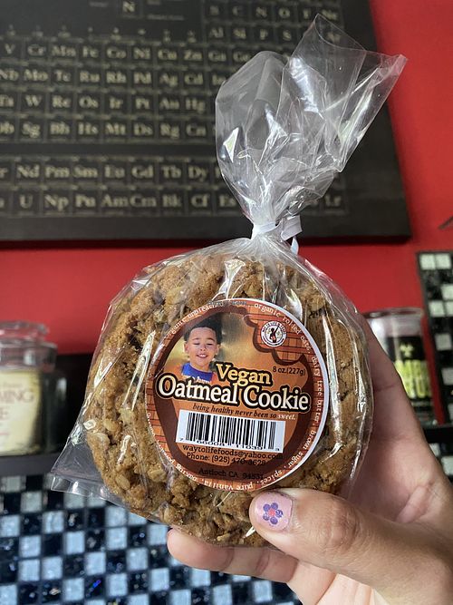 Vegan Oatmeal Cookie 🍪😛💕 Recommend!!  at Way To Life Foods - Vegan Shop in Antioch