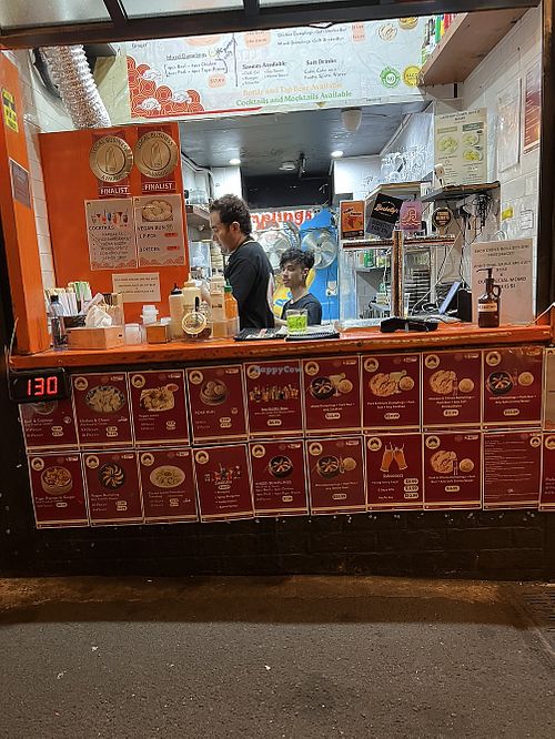 The kitchen  at Laneway Dumplings and Momo in Sydney