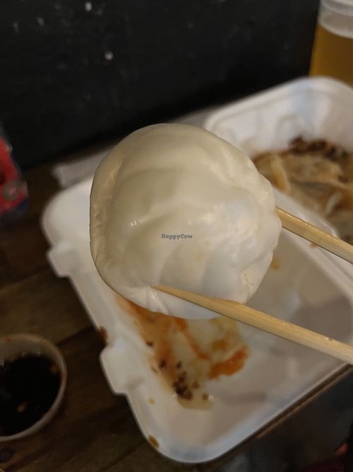 Vegan bun  at Laneway Dumplings and Momo in Sydney