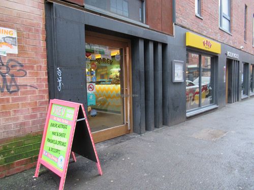 exterior at V Rev Vegan Diner in Manchester