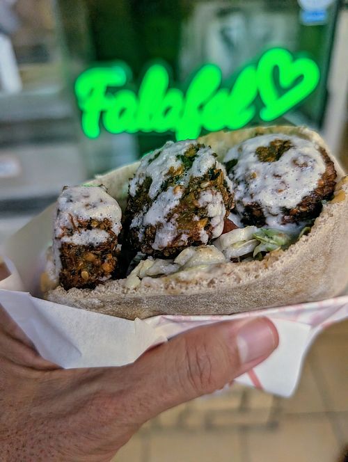 Falafel at Falafel Boracay in Boracay