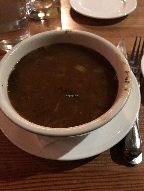 Lentil soup. at Troy in Alameda