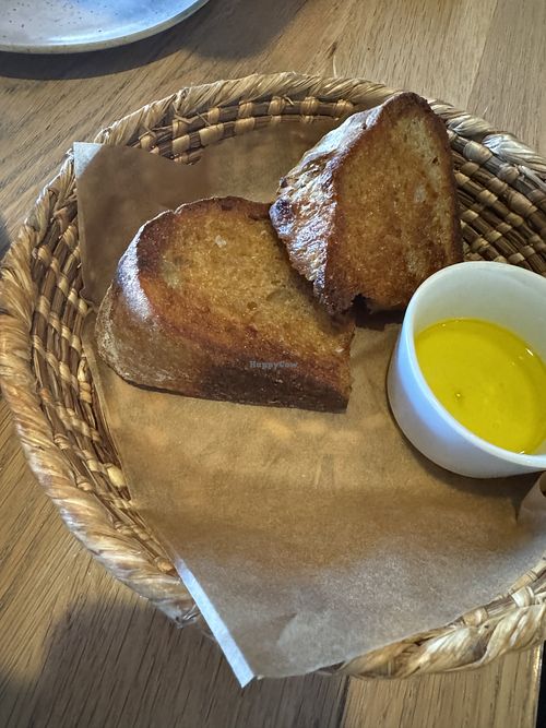 Bread and vinegar - chefs choice menu  at The Acorn in Vancouver