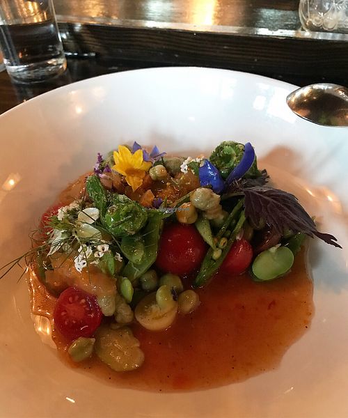 Legume appetizer  at The Acorn in Vancouver