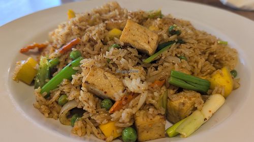 Mango fried rice at Thai and I in Bunnell