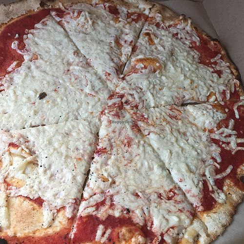 vegan pizza, made with Daiya cheese at Brixx Wood Fired Pizza - Birkdale in Charlotte