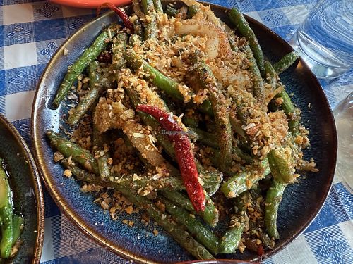 Sichuan long beans at Norah - Belmont in Portland