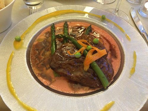 The best seitan I've ever had - in a vegan tamarind and carrot sauce at Cuculia. at Cuculia in Florence