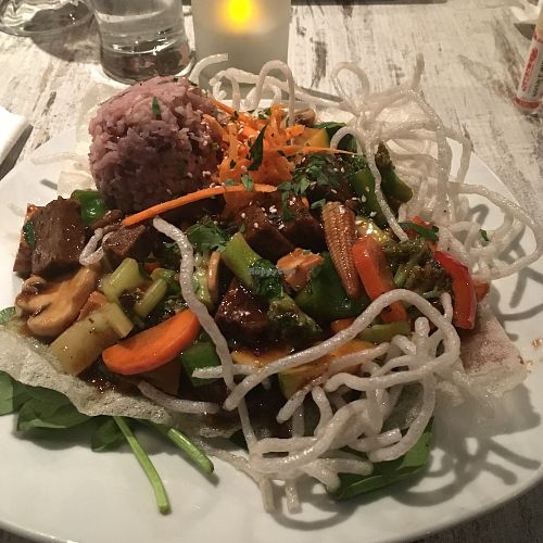 Bird's Nest at Vegetarian Haven in Toronto