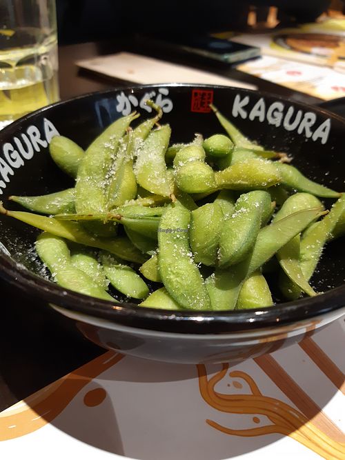 Starter: Edamame at Ramen Kagura - Avenida de América in Madrid