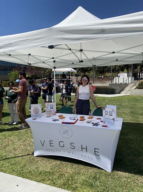 Representing at the CPP Sustainability Fair for Earth Week💖  at VegShe in Los Angeles