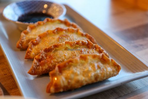 fried dumplings at Lan's Kitchen in Jeju