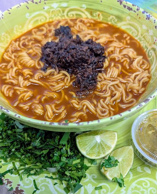 The ramen at Viva Vegan Diner in Upland