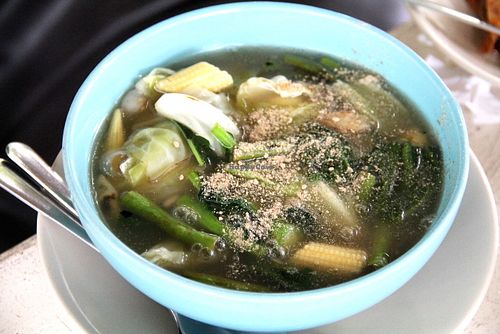 Drunken Sailors noodle soup. at Drunken Sailors in Koh Lanta