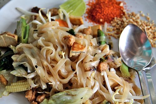 Vegan pad thai.  at Drunken Sailors in Koh Lanta