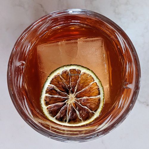 Saskatoon old-fashioned at Farm & Fire in Banff