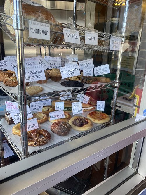 Check Out the Olive Pizzetta 😘  at As Kneaded Bakery in San Leandro