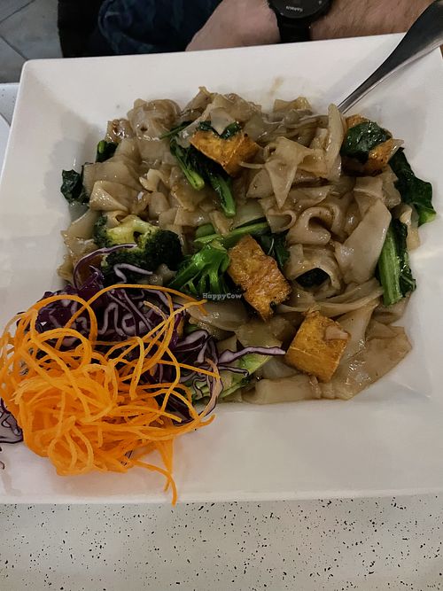 Pad see ew- ordered vegan  at Andy's Thai Kitchen in Chicago