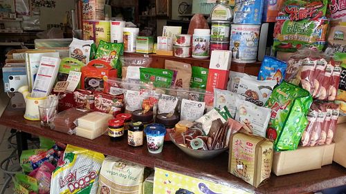 products for sale at Loving Hut 愛家 - QingZhong St in Tainan