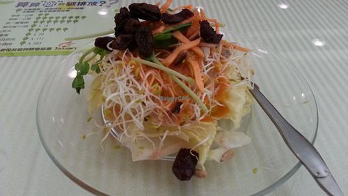 salad with set at Loving Hut 愛家 - QingZhong St in Tainan