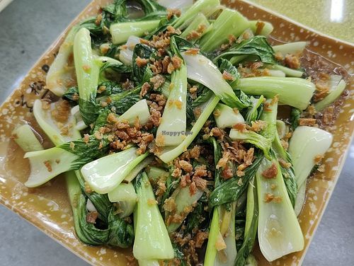 stir fried vegetables at We Best Vegetarian Food 素非凡餐厅 in Yong Peng
