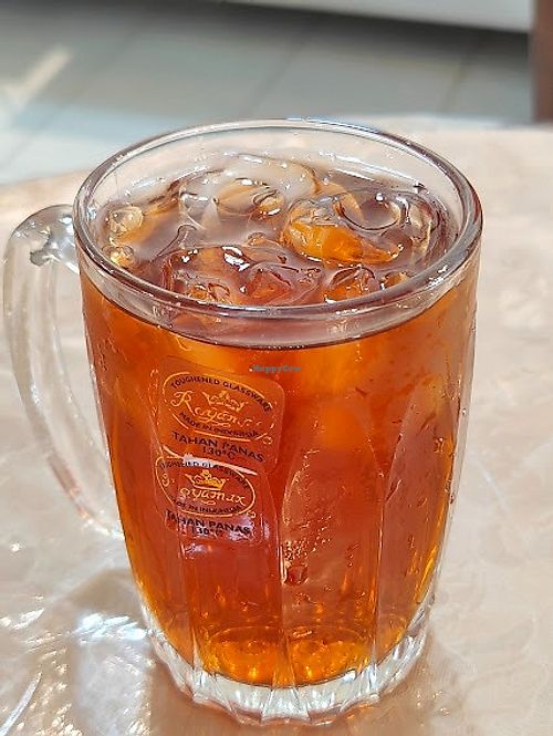iced tea at Delicious Vegetarian 美味素食馆 in Seremban