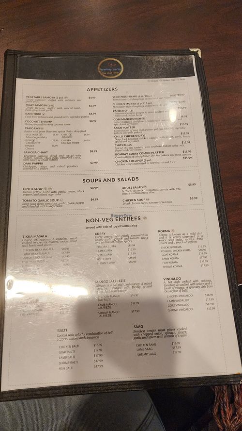  at Bombay Curry in Raleigh