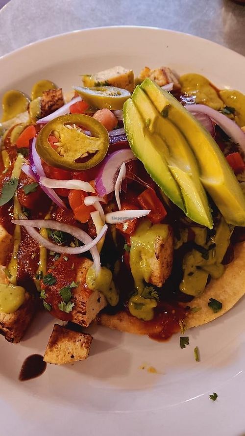 Huevos Rancheros Vegan at Ma Mosa's in Grants Pass