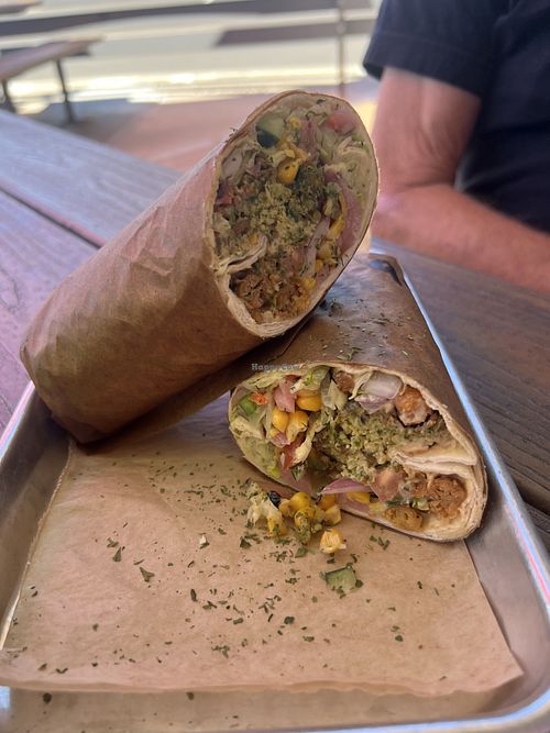 Vegan wrap  at Spitz in Greenwood Village