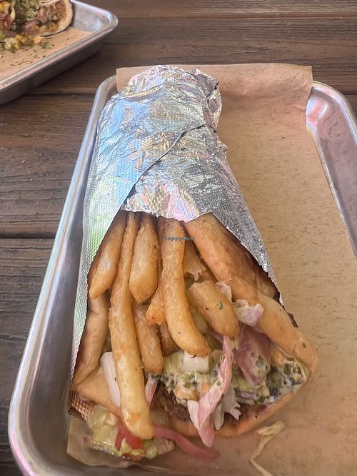 Vegan gyro  at Spitz in Greenwood Village