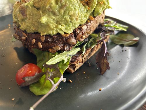 Avo on sourdough   at Unknown Chapter Coffee Roasters in Christchurch