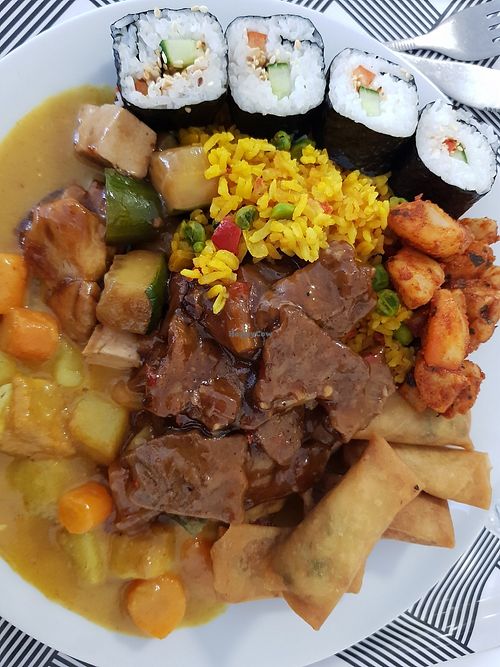 Round 2 vegan buffet at Loving Hut in Helsinki