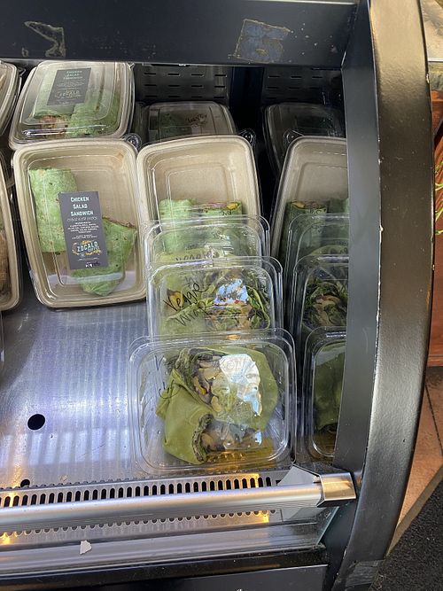 Veggie Wrap Spotted in Take Away Section  at Zocalo Coffeehouse in San Leandro