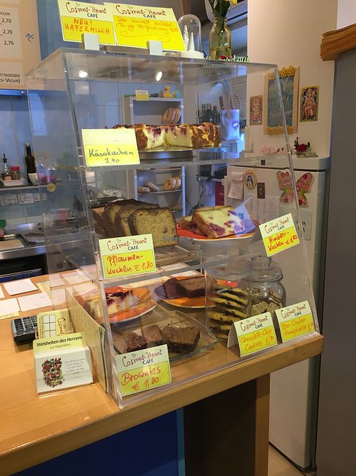 cakes at Cosmos-Heart Cafe in Augsburg