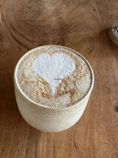 Latte made with love   at Mana Retreat in 