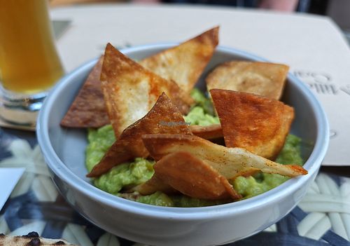 Guacamole & tortilla chips at Millennium Garden in Tirana