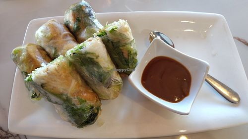Vege Fresh Spring Rolls at Saigon Star in Christchurch