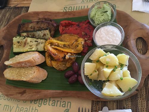 antipasti celebration  at Earth Cafe and Market in Ubud