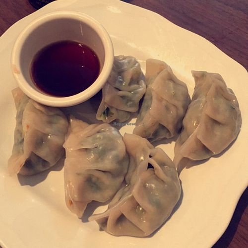 steamed dumplings at Green Sprout in Atlanta