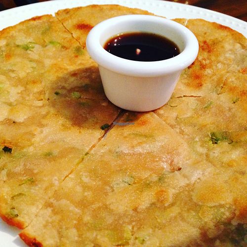 scallion pancake at Green Sprout in Atlanta