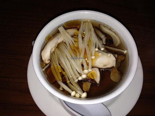 mushroom soup at Green Sprout in Atlanta